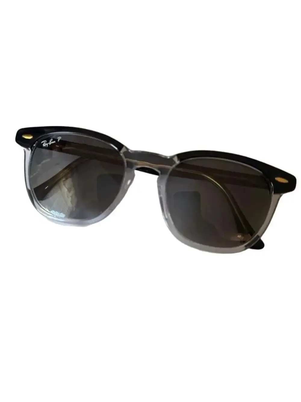 Ray-Ban RB2298 Hawkeye Polarized Sunglasses in Black and Transparent